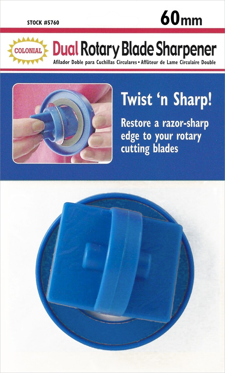 Colonial Needle Rotary Blade Sharpener-For 60mm Blades